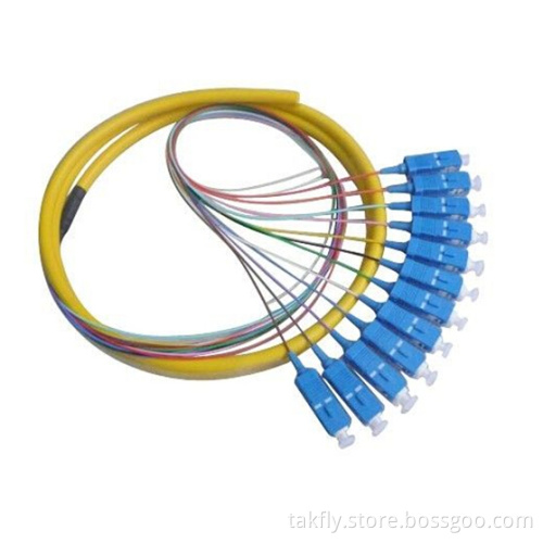 Sc/LC/St 12 Cores 24 Core 36 Fiber Ribbon Packing Fiber Optic Pigtail